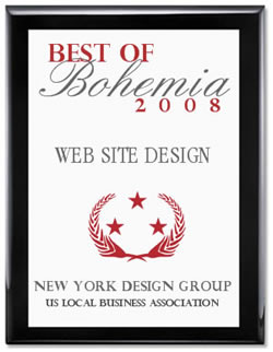 Best Of Bohemia 2008 - Web Site Design Award - New York Design Group
